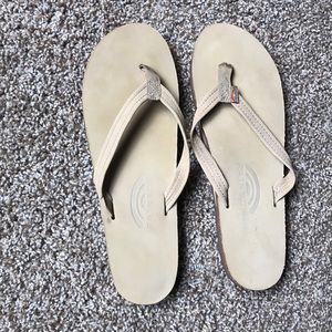 Brand new Rainbow flip flops